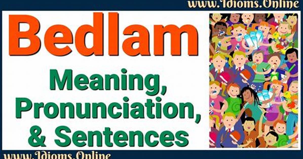 What Does Bedlam Mean