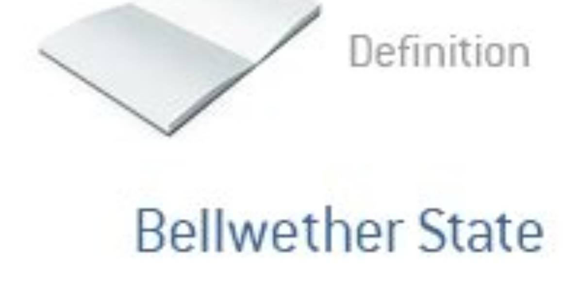 What Does Bellwether State Mean?