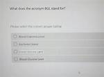 What Does Bgl Stand for?