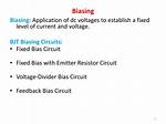 What Does Biasing Mean in Electronics?