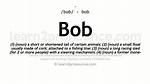 What Does Bob Mean