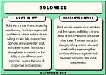 What Does Boldness Mean?