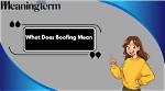 What Does Boofing Mean?