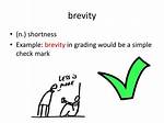 What Does Brevity Mean
