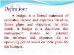 What Does Budget Mean?