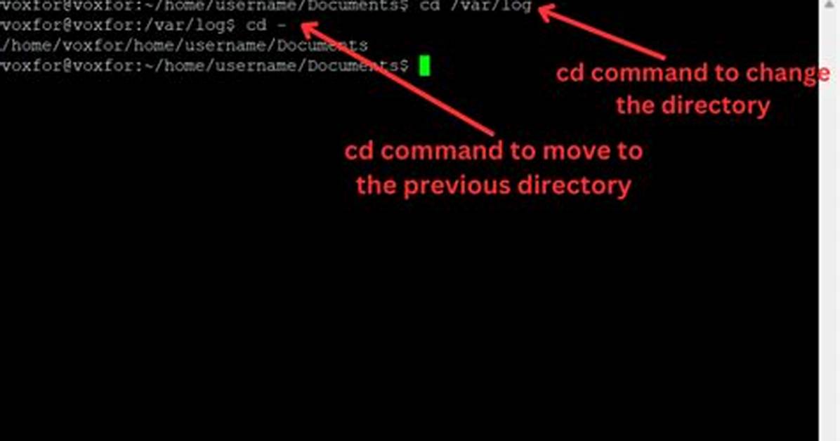 What Does Cd Command Do in Linux?
