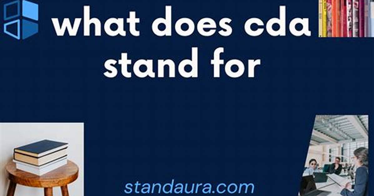 What Does Cda Stand For