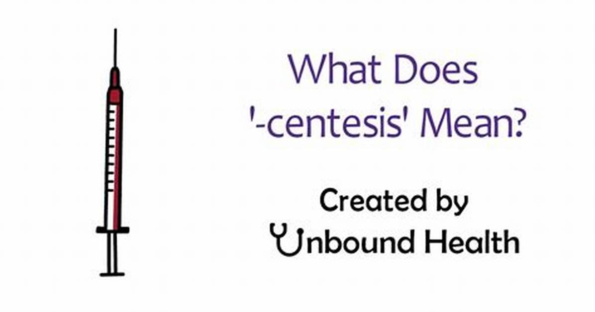 What Does Centesis Mean