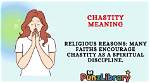 What Does Chastity Mean