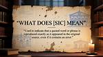 What Does Chiacked Mean?