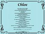 What Does Chloe Mean