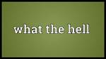 What Does Chuffing Hell Mean?