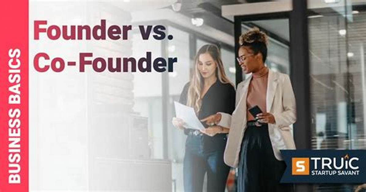 What Does Co Founder?