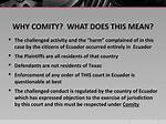 What Does Comity Mean?