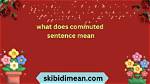 What Does Commuted Mean?