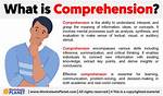 What Does Comprehension Mean