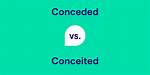 What Does Conceded Mean?