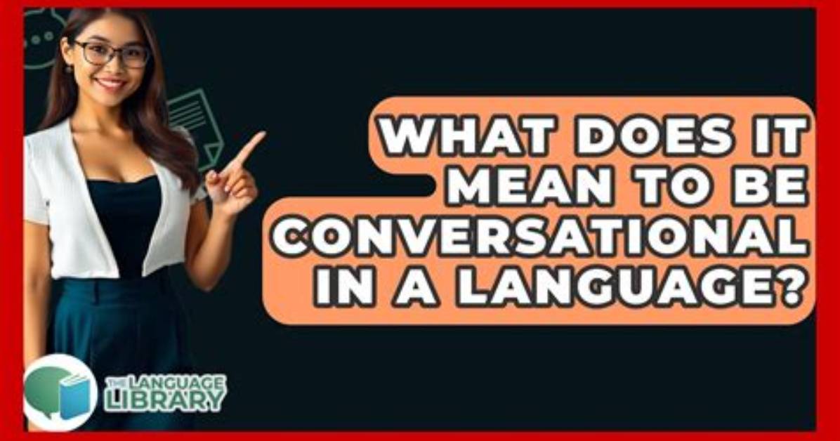 What Does Conventional Language Mean