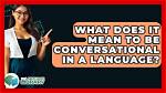 What Does Conventional Language Mean