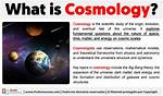What Does Cosmology Study?