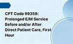 What Does Cpt Code 99358 Mean