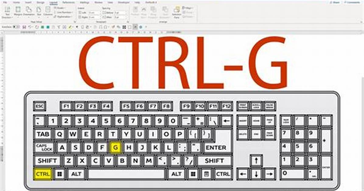 What Does Ctrl G Do