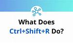 What Does Ctrl R Do