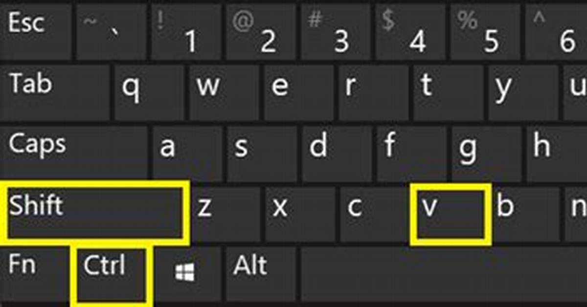 What Does Ctrl Shift v Do in Opera?