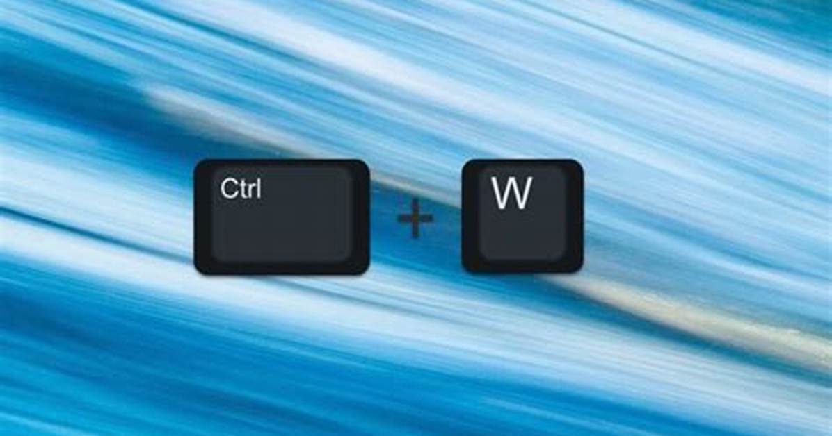 What Does Ctrl W Do?