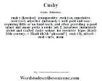 What Does Cuzzy Mean?