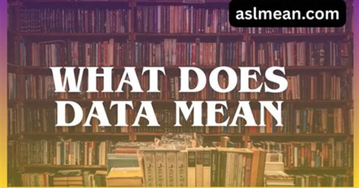 What Does Data Access Mean