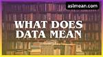 What Does Data Access Mean