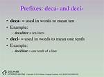 What Does Deca Mean