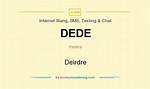 What Does Deirdre Mean?