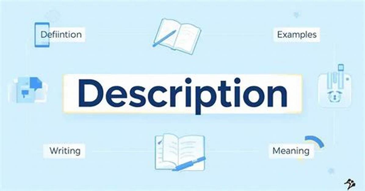 What Does Description Mean