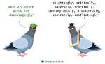What Does Disparagingly Synonym?