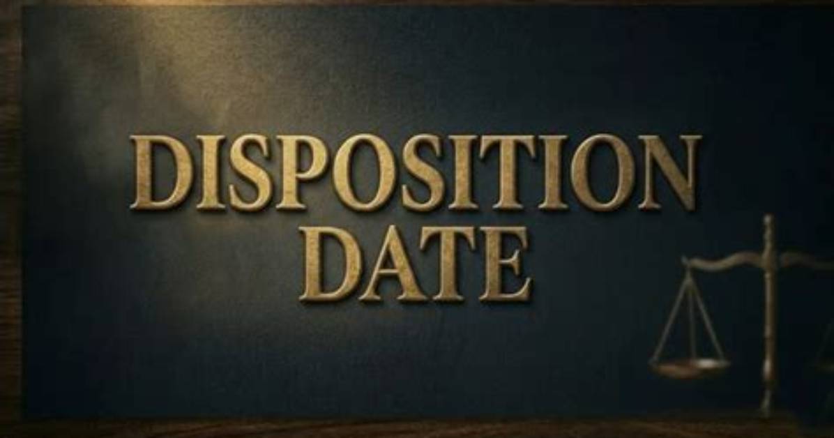 What Does Disposition Date Mean?