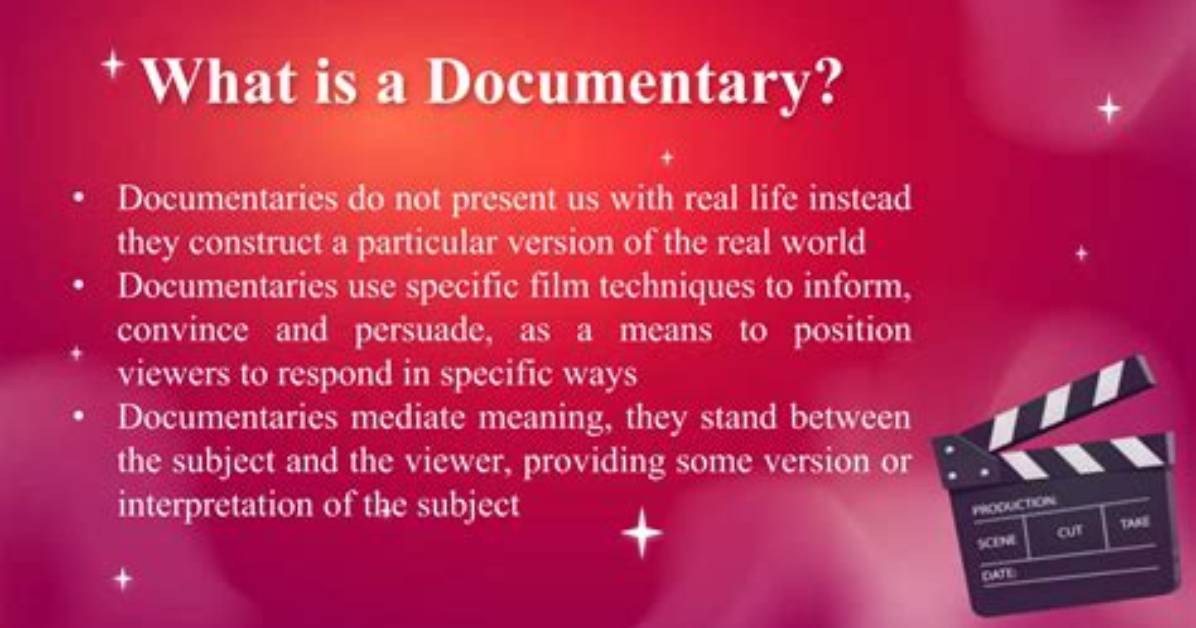 What Does Documentary Mean?