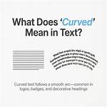 What Does Down Curved Mean?