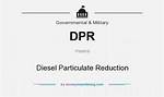 What Does Dpr Stand For