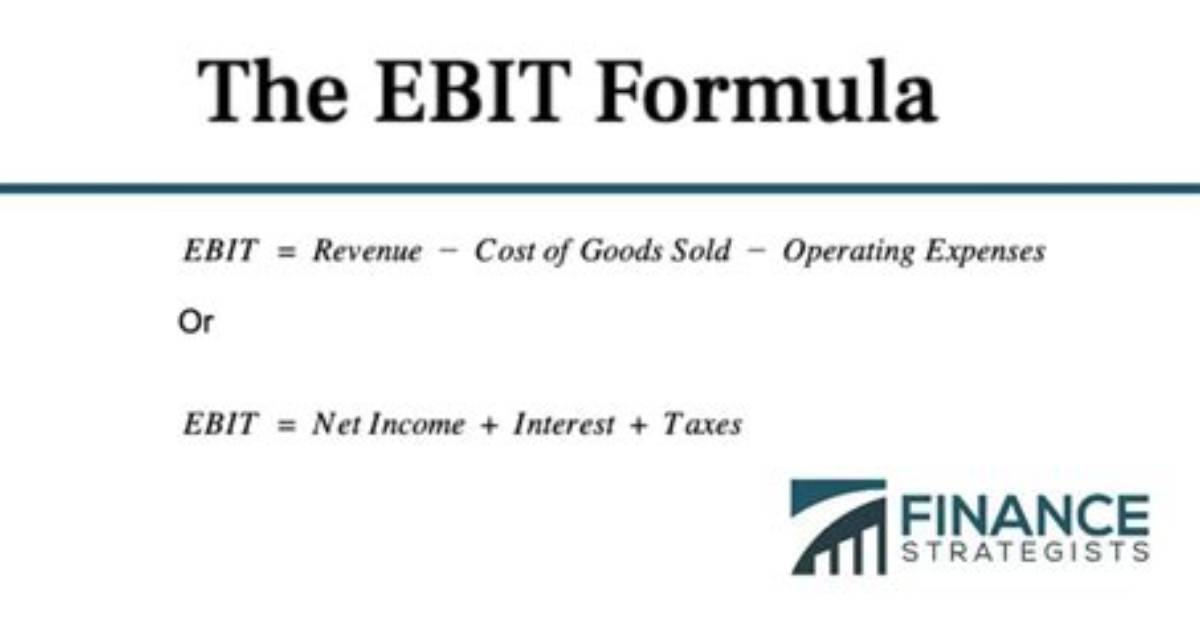 What Does Ebit Stand For