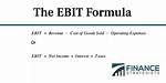 What Does Ebit Stand For