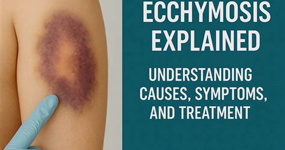 What Does Ecchymosis Indicate?
