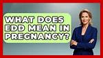 What Does Edd Mean