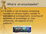 What Does Encyclopedia Mean?