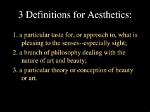 What Does Esthetics Mean?