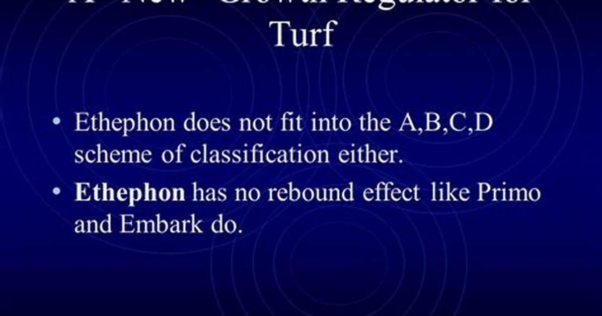 What Does Ethephon Do?