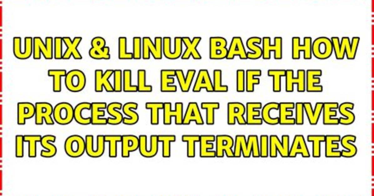 What Does Eval Do in Linux?