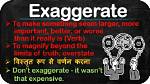What Does Exaggerate Mean?