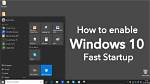 What Does Fast Startup Do Windows 10?